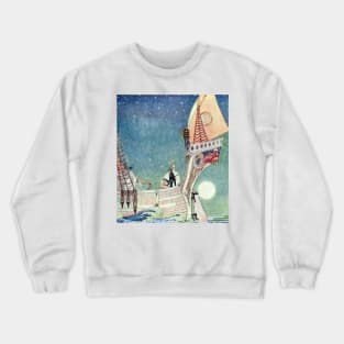 The Man Who Never Laughed by Kay Nielsen Crewneck Sweatshirt